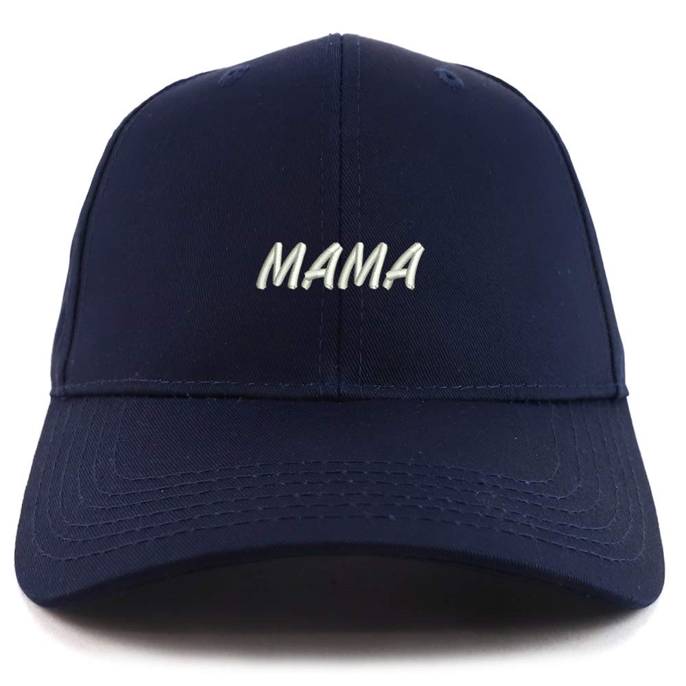 Trendy Apparel Shop Mama Embroidered Sturctured Baseball Cap