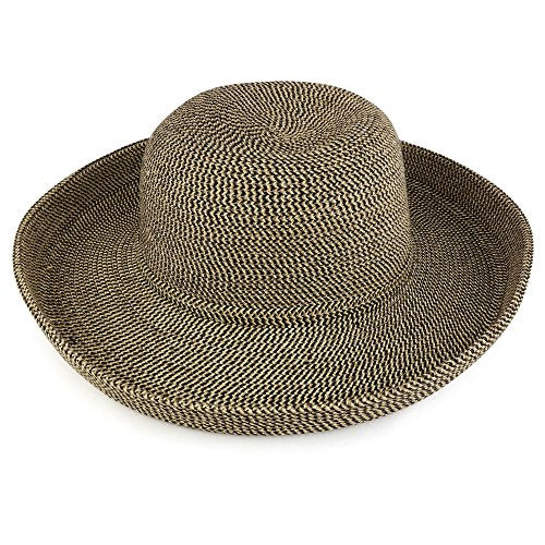 Trendy Apparel Shop Ladies Kettle Medium Brim Summer Paper Braid Straw Fashionable Hat