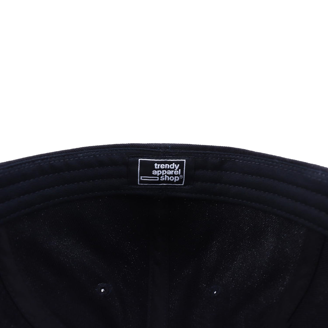 Trendy Apparel Shop Oversize XXL Plain Structured 6 Panel Flat Bill Fitted Cap