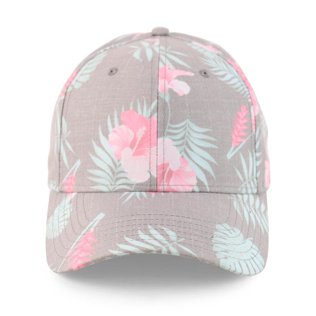 Trendy Apparel Shop Tropical Flower Print Structured Baseball Cap