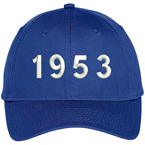 Trendy Apparel Shop 1953 Birth Year Embroidered Baseball Cap