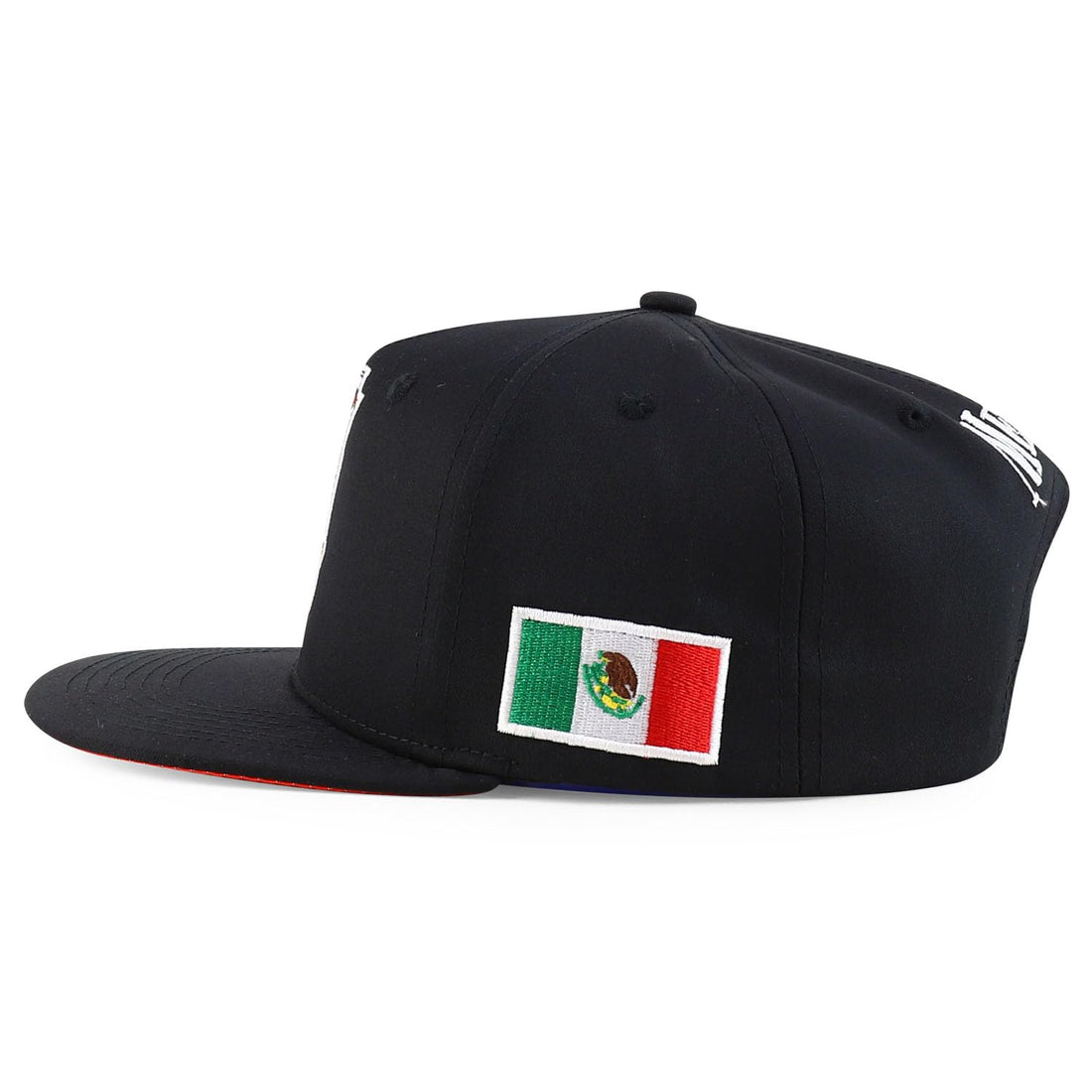 Trendy Apparel Shop Cities of Mexico with Rooster Embroidered Flatbill Snapback Cap