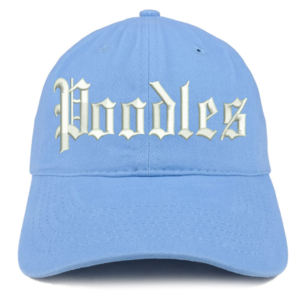 Trendy Apparel Shop Old English Poodles Low Profile Soft Cotton Baseball Cap