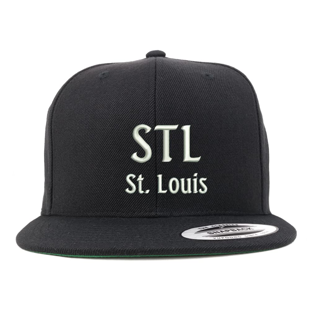 Trendy Apparel Shop STL St. Louis Embroidered Flatbill Snapback