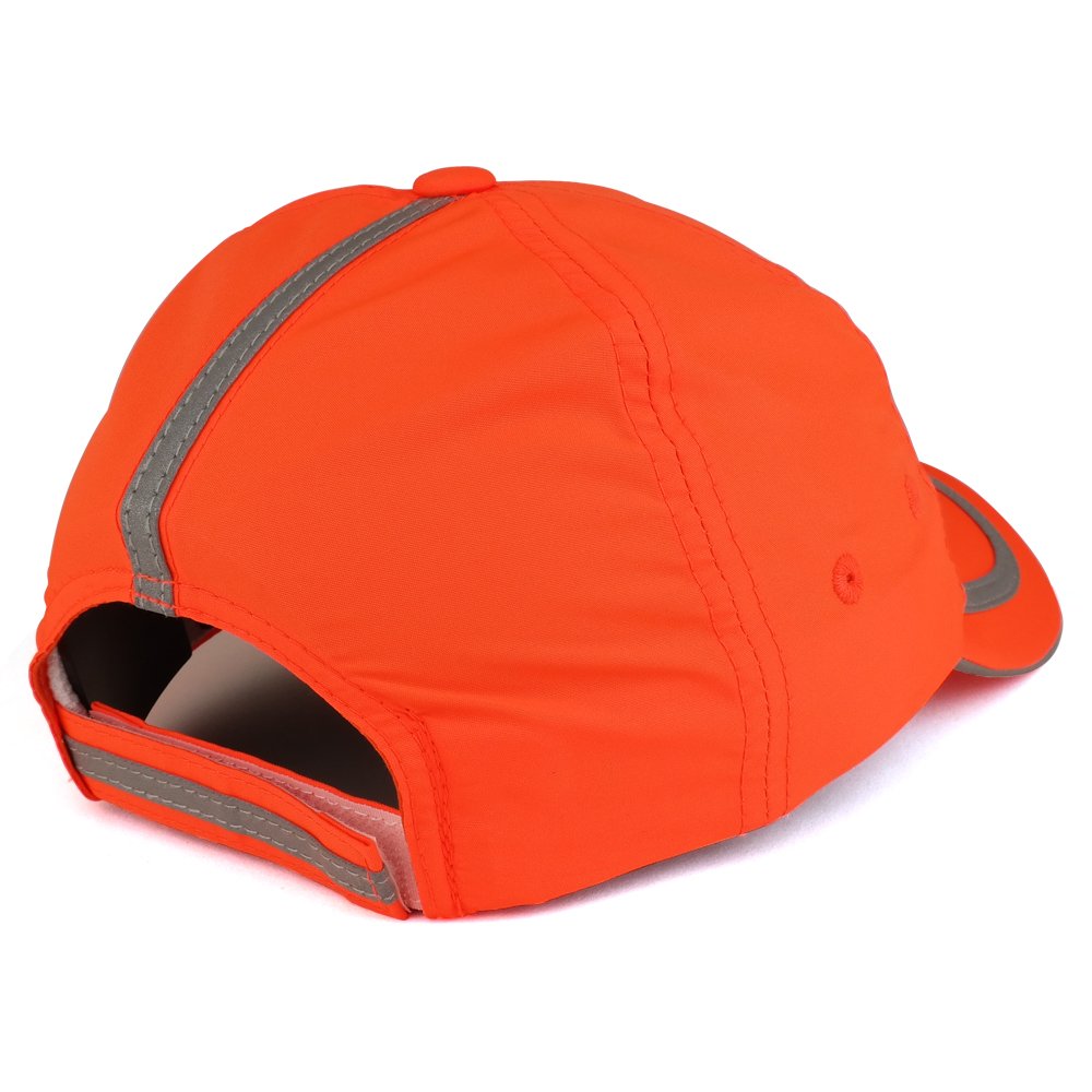 Trendy Apparel Shop Reflective Stripes High Enhanced Visibility Unstructured Safety Cap