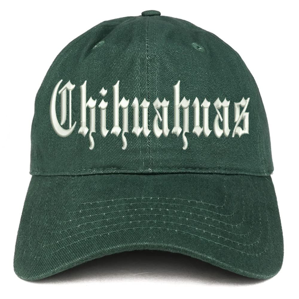 Trendy Apparel Shop Old English Chihuahuas Low Profile Soft Cotton Baseball Cap