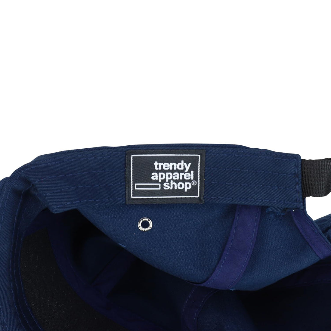 Trendy Apparel Shop XXL Oversized 5 Panel Cotton Bicycle Rider Cap - Navy - 2XL