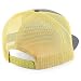 Trendy Apparel Shop Structured High Profile 7 Panel Flat Bill Mesh Back Snapback Cap