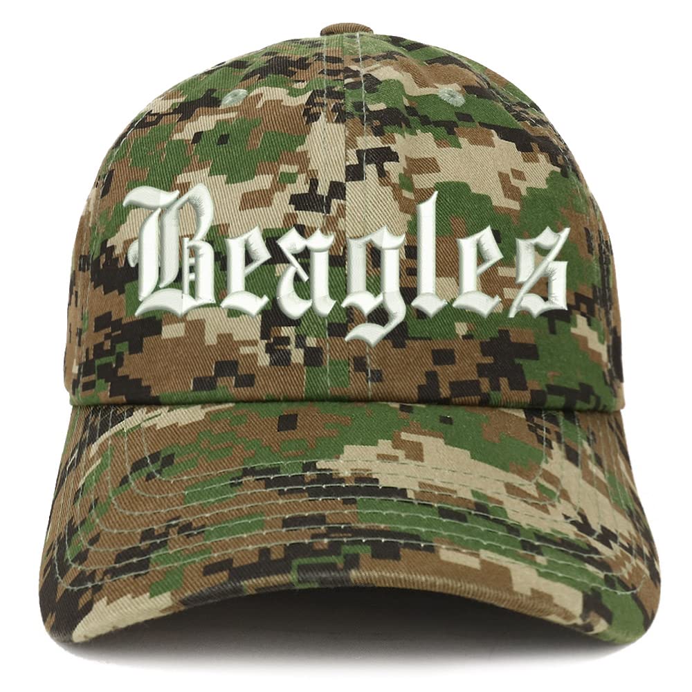 Trendy Apparel Shop Old English Beagles Low Profile Soft Cotton Baseball Cap