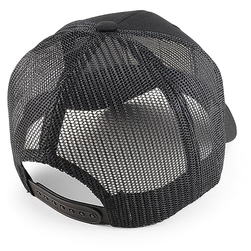 Trendy Apparel Shop Texas Star Square Patch Structured Mesh Snapback Baseball Cap