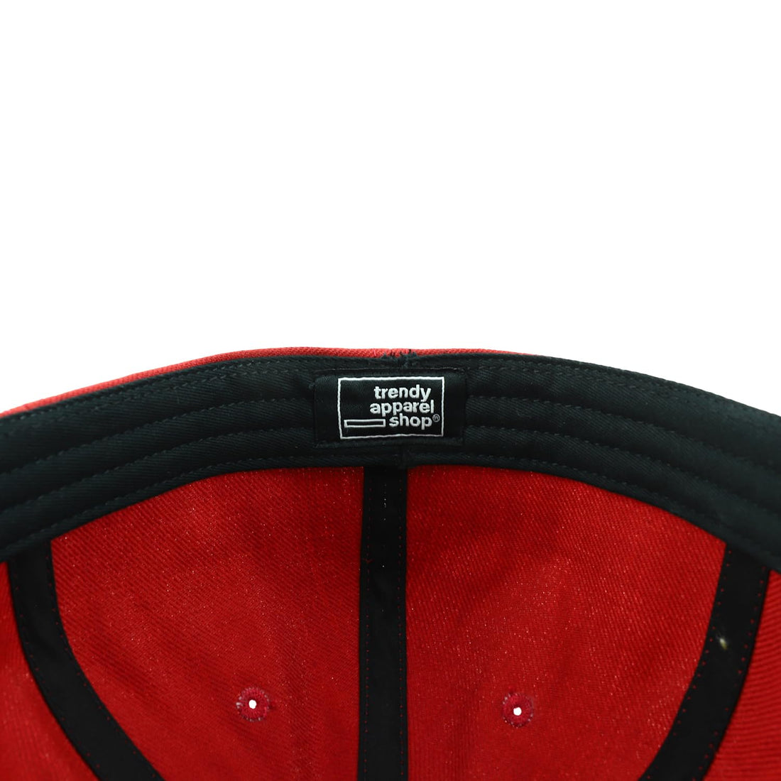 Trendy Apparel Shop Oversize XXL Plain Structured 6 Panel Flat Bill Fitted Cap