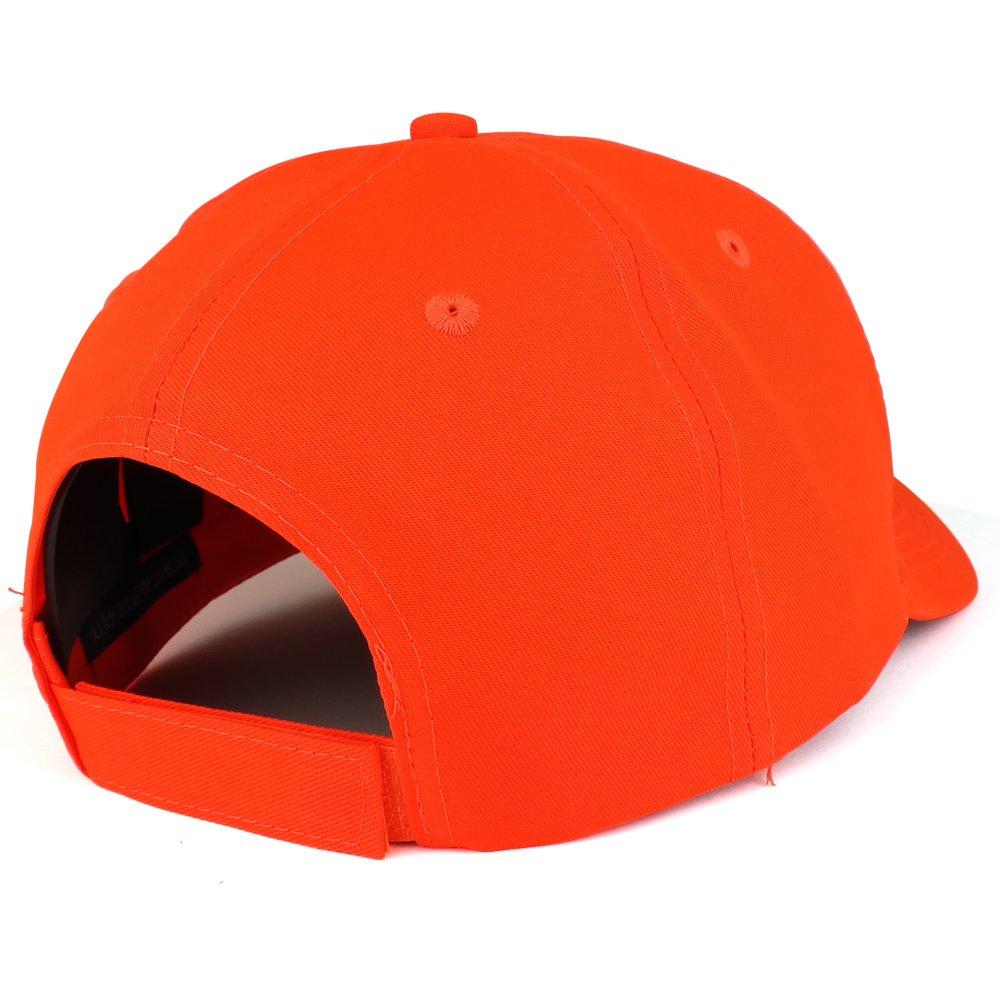 Trendy Apparel Shop Solid Enhanced Visibility Safety Flourescent Structured Ball Cap