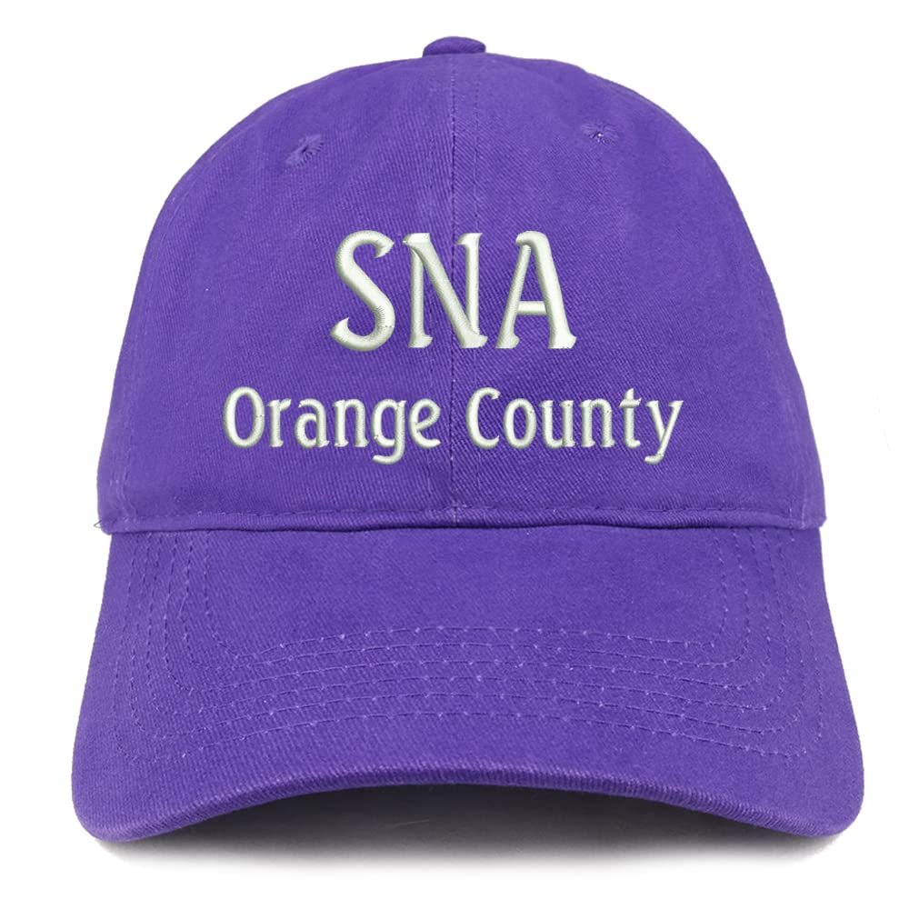 Trendy Apparel Shop SNA Orange County Low Profile Soft Cotton Baseball Cap