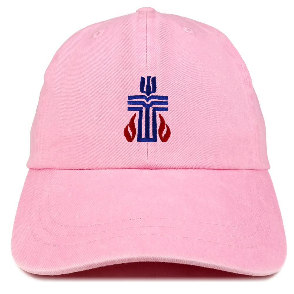 Trendy Apparel Shop Presbyterian Church Embroidered Pigment Dyed Washed Baseball Cap
