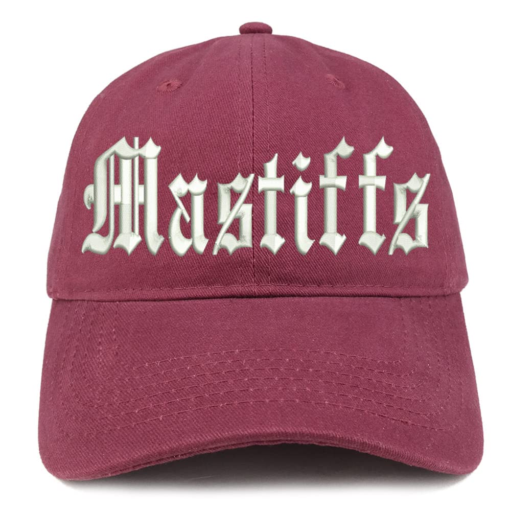 Trendy Apparel Shop Old English Mastiffs Low Profile Soft Cotton Baseball Cap