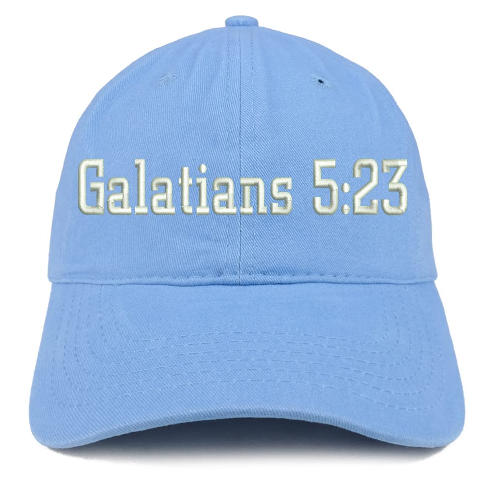 Trendy Apparel Shop Galatians 5:23 Low Profile Soft Cotton Baseball Cap
