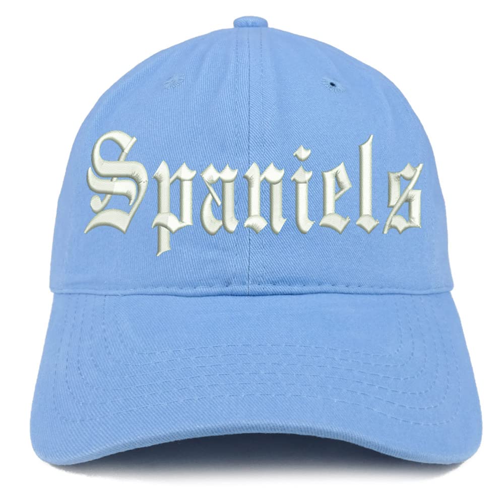 Trendy Apparel Shop Old English Spaniels Low Profile Soft Cotton Baseball Cap