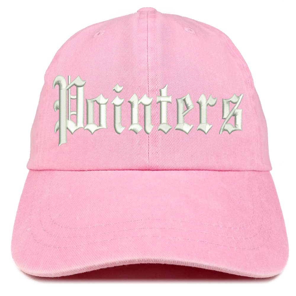 Trendy Apparel Shop Old English Pointers Washed Pigment Dyed Baseball Cap