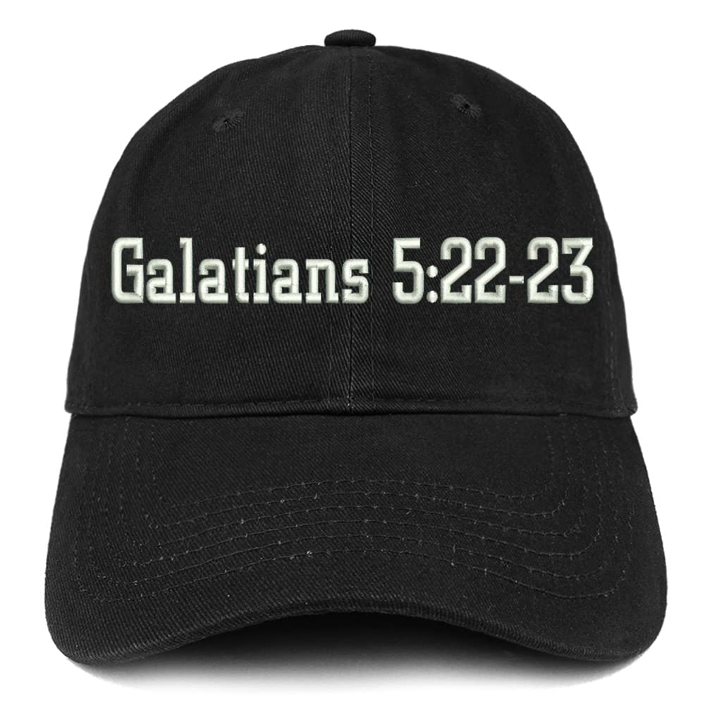 Trendy Apparel Shop Galatians 5:22-23 Low Profile Soft Cotton Baseball Cap