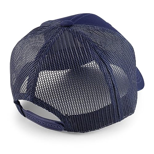 Trendy Apparel Shop Horse Patch Structured Curved Bill Mesh Snapback Baseball Cap