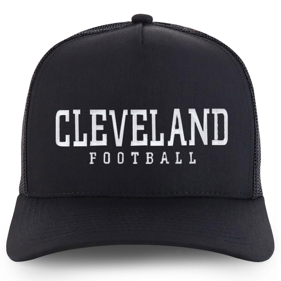 Trendy Apparel Shop Cleverland Embroidered 5 Panel Snapback Trucker Cap