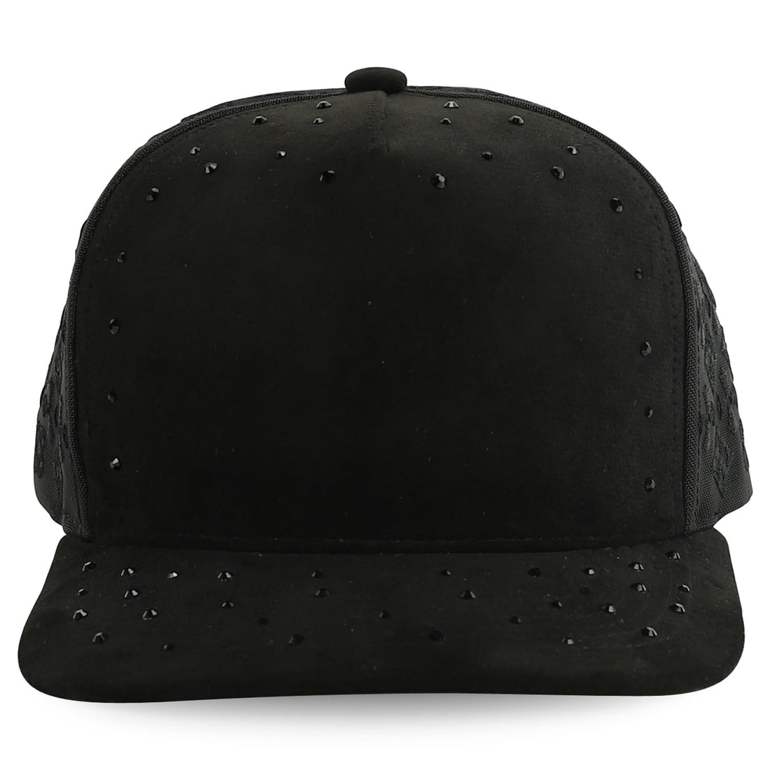 Trendy Apparel Shop 5 Panel Structured Soft Suede Snapback Ball Cap