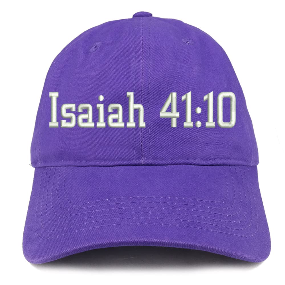 Trendy Apparel Shop Isaiah 41:10 Low Profile Soft Cotton Baseball Cap