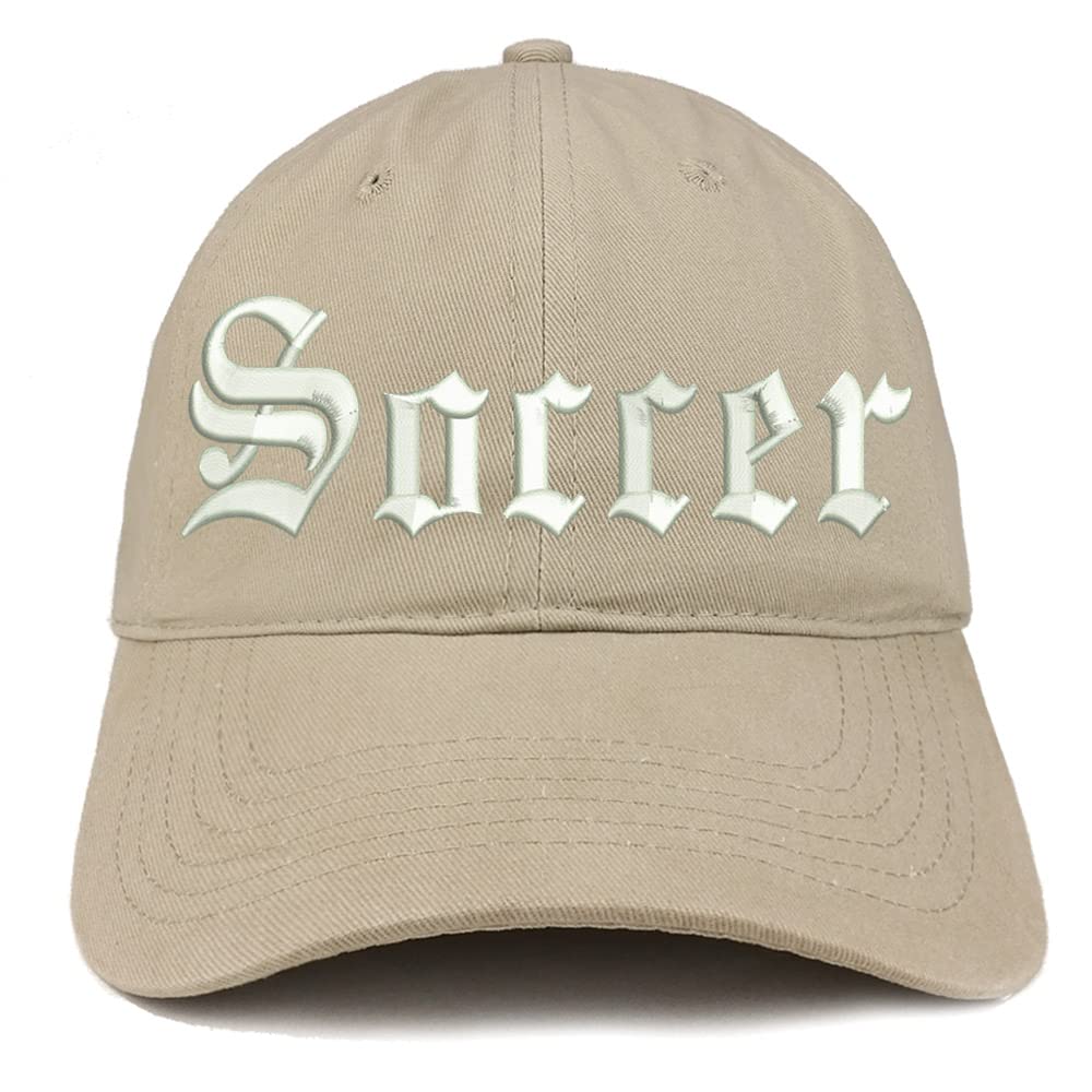 Trendy Apparel Shop Old English Soccer Low Profile Soft Cotton Baseball Cap