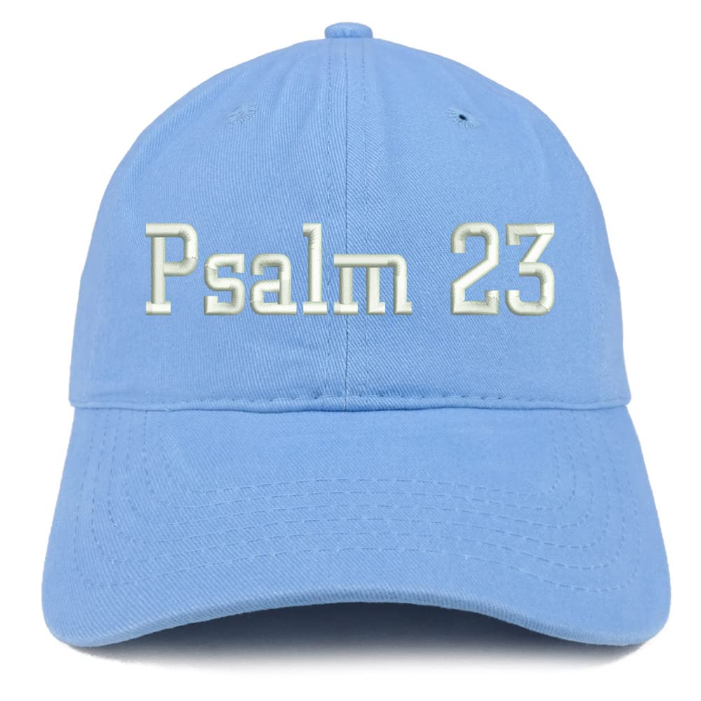 Trendy Apparel Shop Psalm 23 Low Profile Soft Cotton Baseball Cap