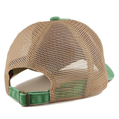 Trendy Apparel Shop Established 1968 51st Birthday Embroider Frayed Trucker Mesh Back Cap