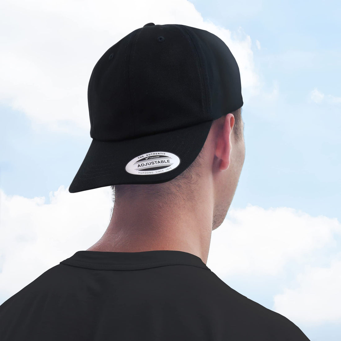 Trendy Apparel Shop Oversize XXL Plain Unstructured Soft Crown Cotton Cap