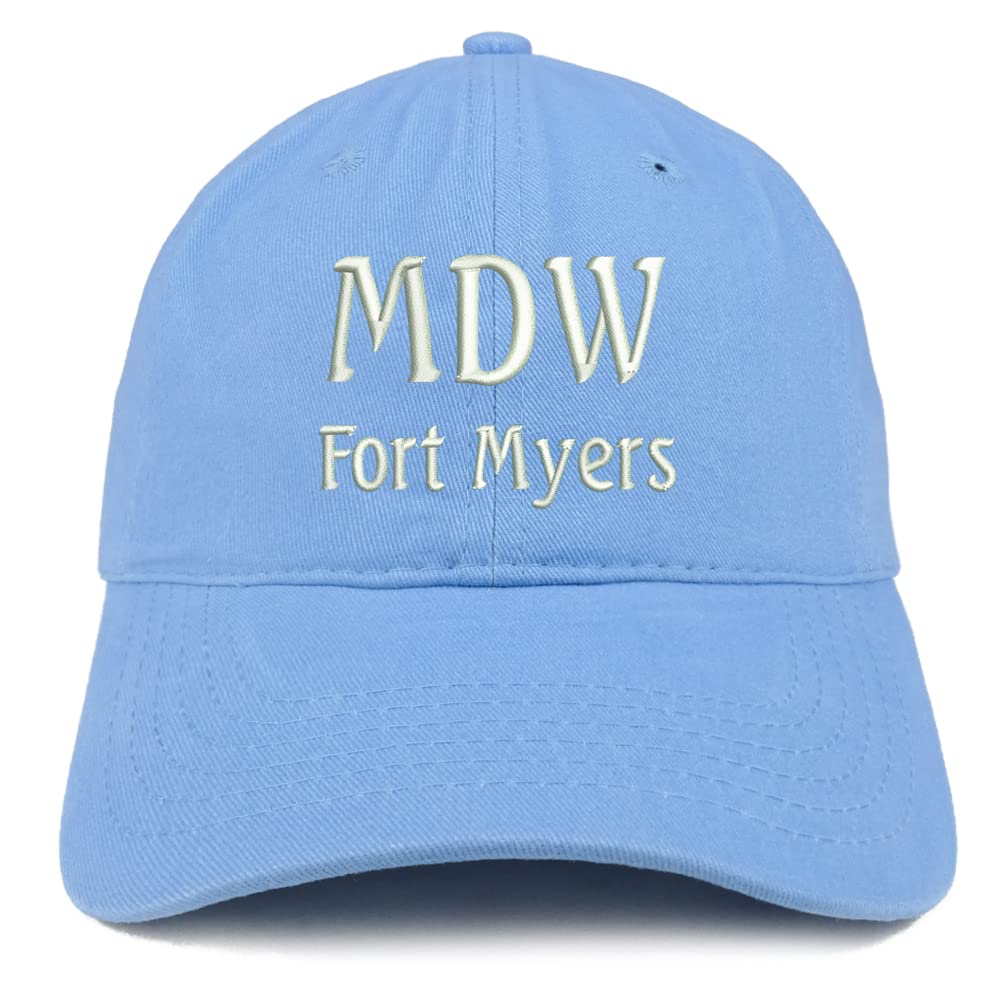Trendy Apparel Shop MDW Fort Myers Low Profile Soft Cotton Baseball Cap