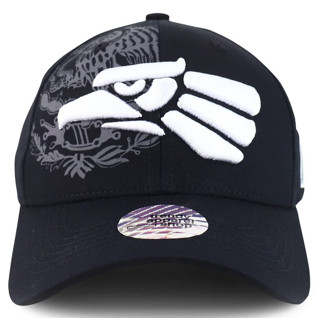 Trendy Apparel Shop Hecho En Mexico Eagle 3D Embroidered Structured Baseball Cap