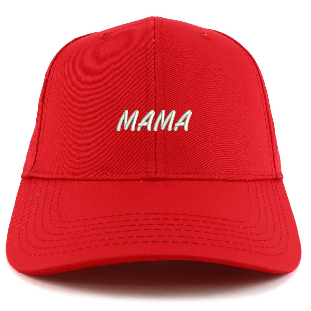 Trendy Apparel Shop Mama Embroidered Sturctured Baseball Cap