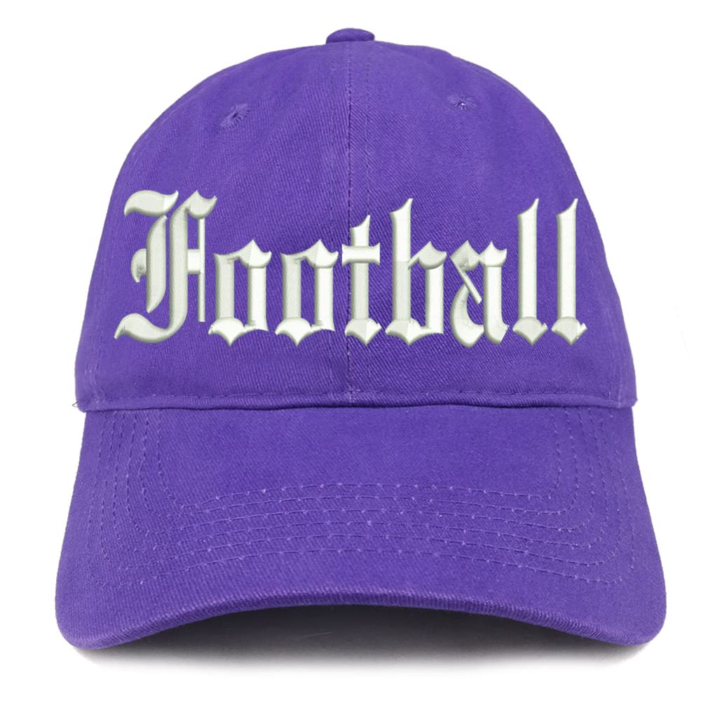 Trendy Apparel Shop Old English Football Low Profile Soft Cotton Baseball Cap