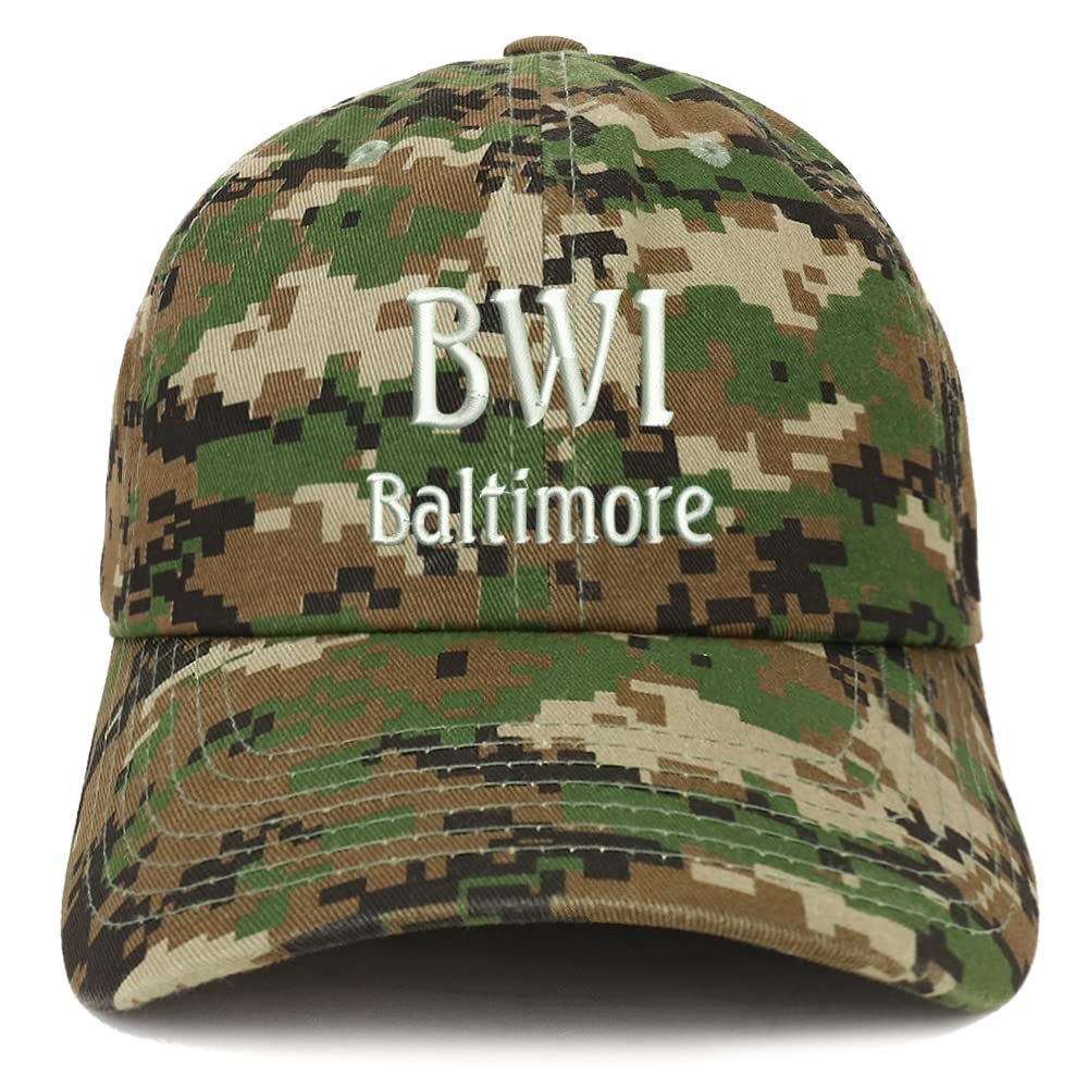 Trendy Apparel Shop BWI Baltimore Low Profile Soft Cotton Baseball Cap