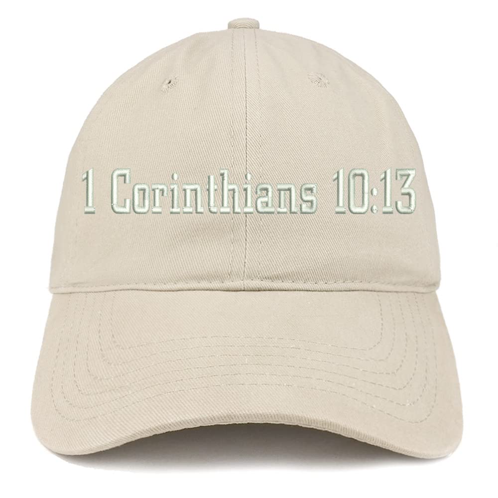 Trendy Apparel Shop 1 Corinthians 10:13 Low Profile Soft Cotton Baseball Cap