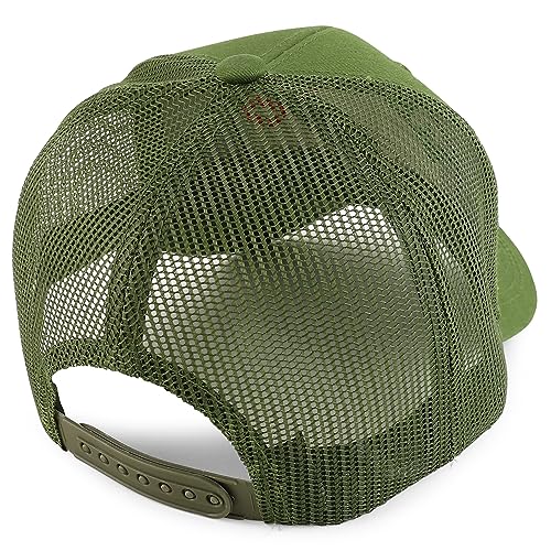Trendy Apparel Shop Mexico 3D Patch Structured Mesh Snapback Baseball Cap