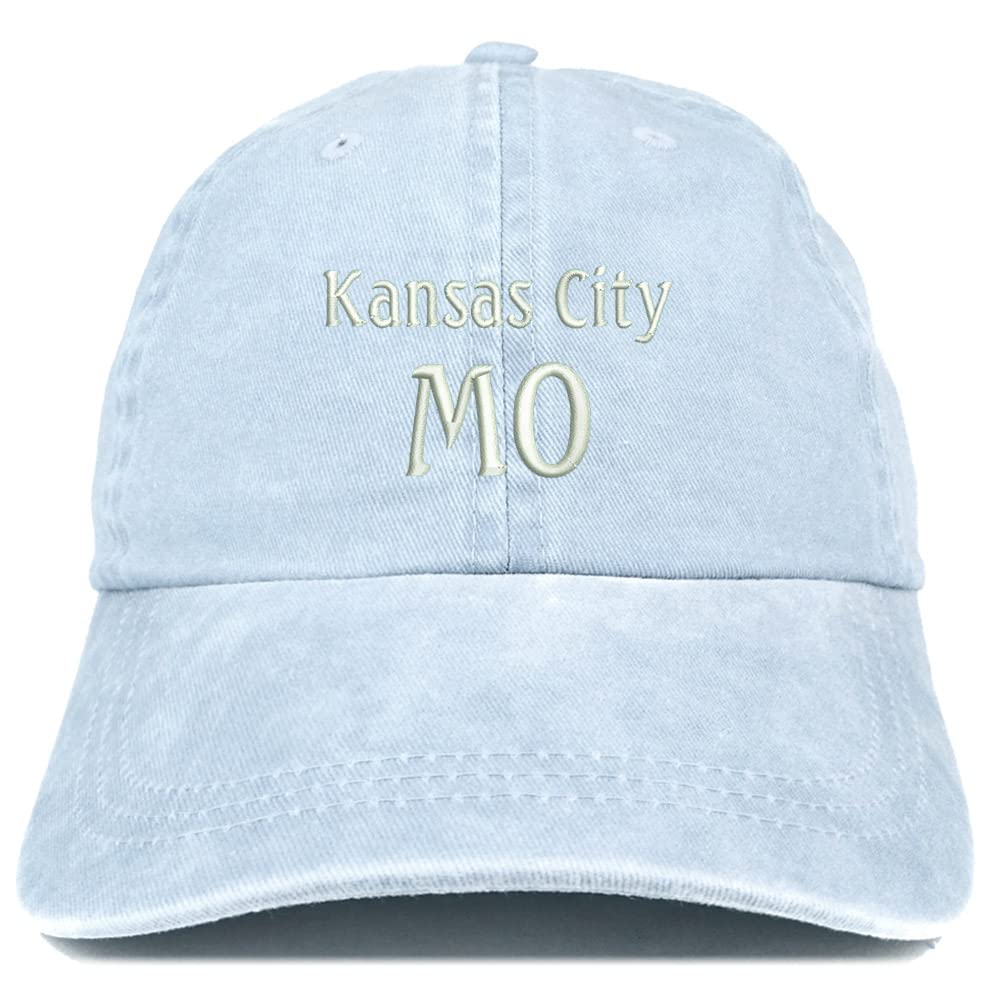 Trendy Apparel Shop Kansas City MO Embroidered Pigment Dyed Washed Baseball Cap