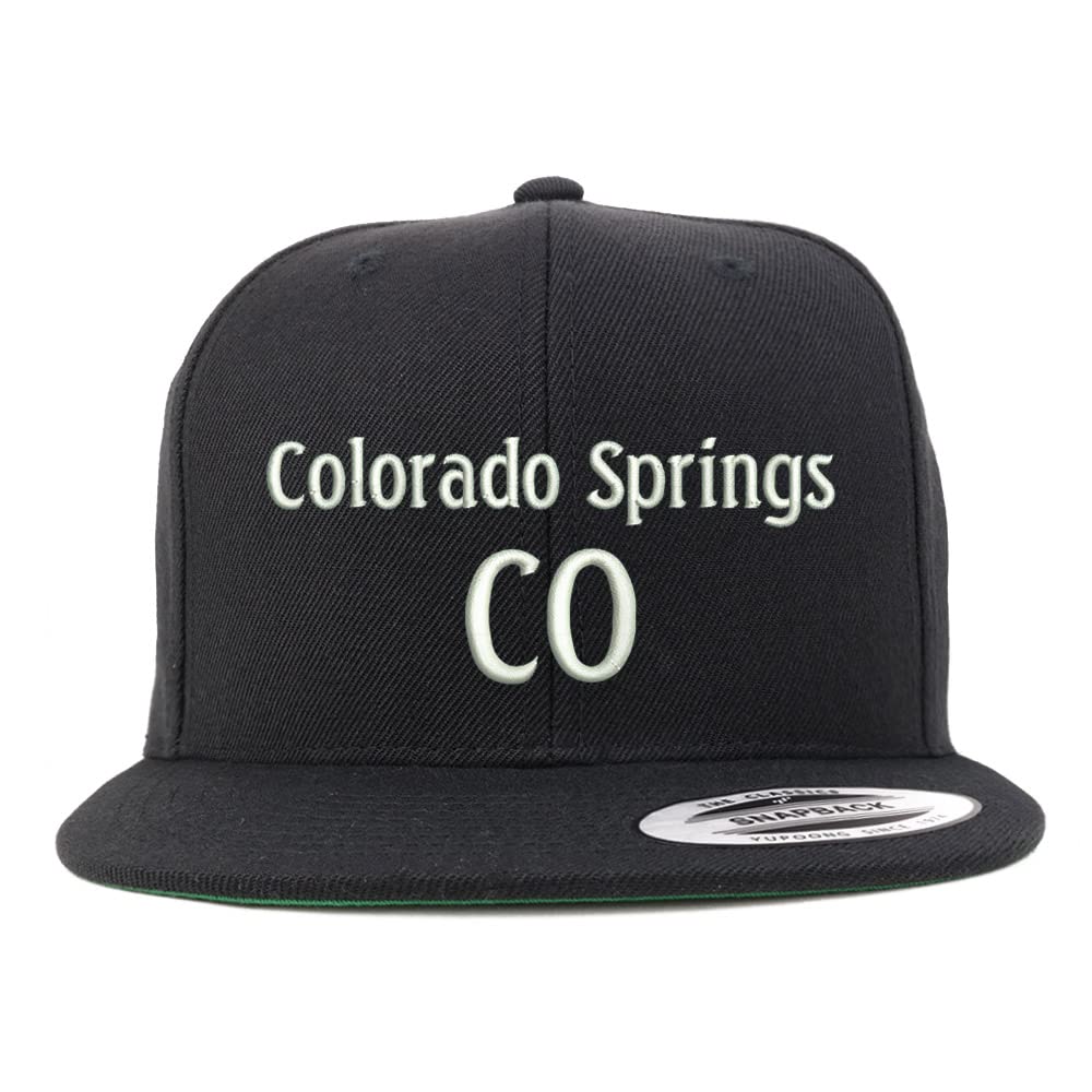 Trendy Apparel Shop Colorado Springs CO Embroidered Flatbill Snapback