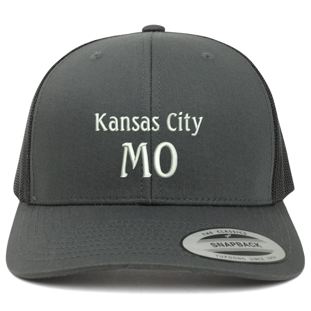 Trendy Apparel Shop Kansas City MO Embroidered Retro Fit Trucker Mesh Cap