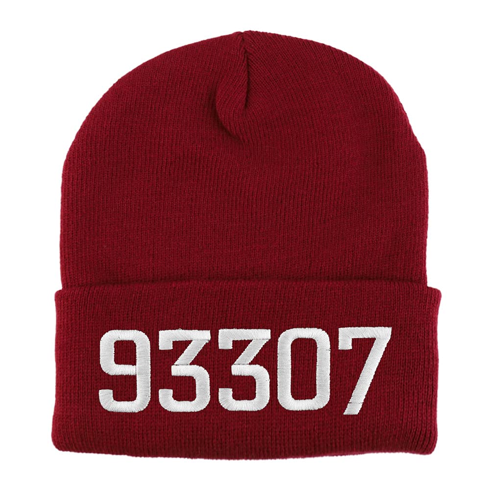 Trendy Apparel Shop 93307 Bakersfield CA Old English Embroidered Long Cuff Beanie