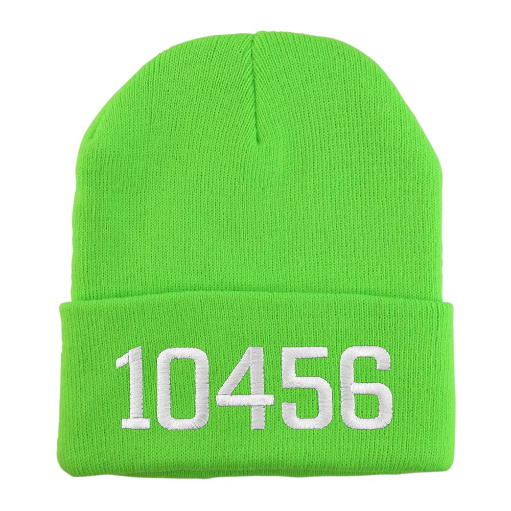Trendy Apparel Shop 10456 Bronx NY Old English Embroidered Long Cuff Beanie