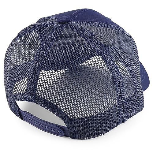 Trendy Apparel Shop Rodeo Patch Structured Curved Bill Mesh Snapback Baseball Cap