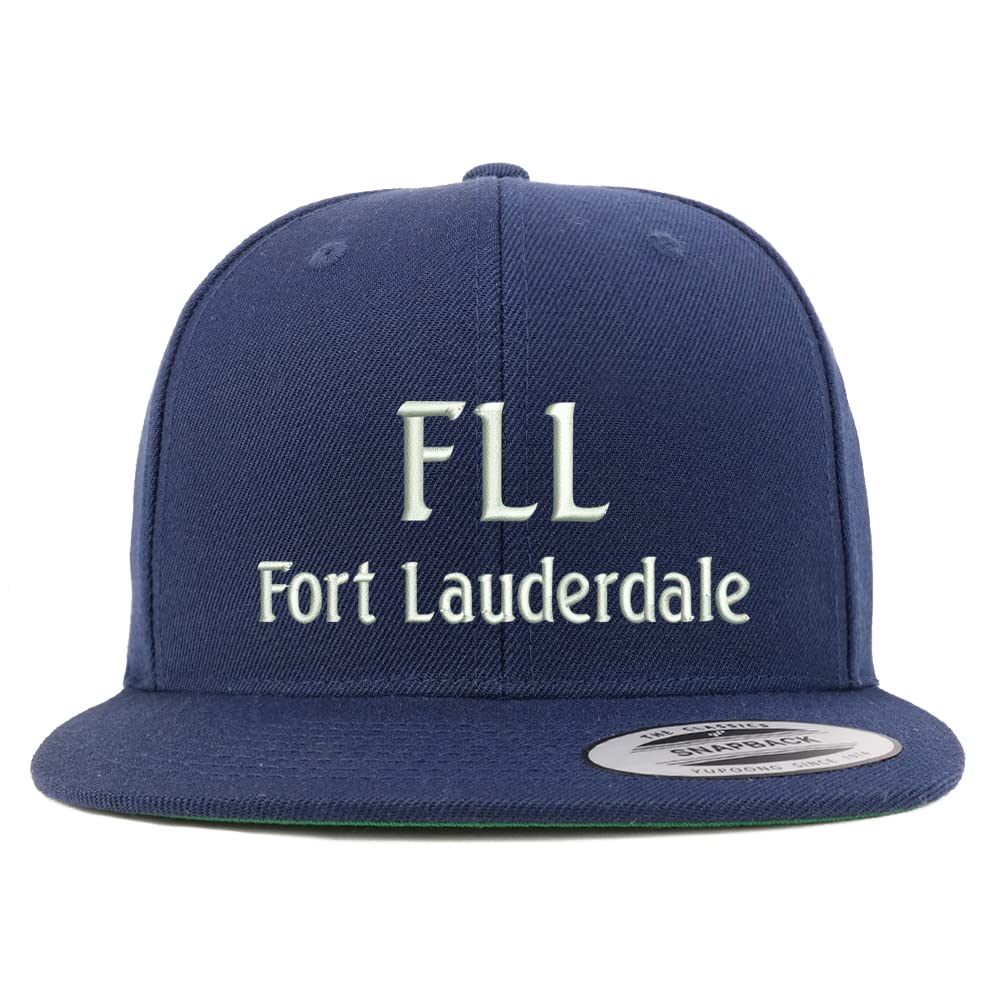 Trendy Apparel Shop FLL Fort Lauderdale Embroidered Flatbill Snapback