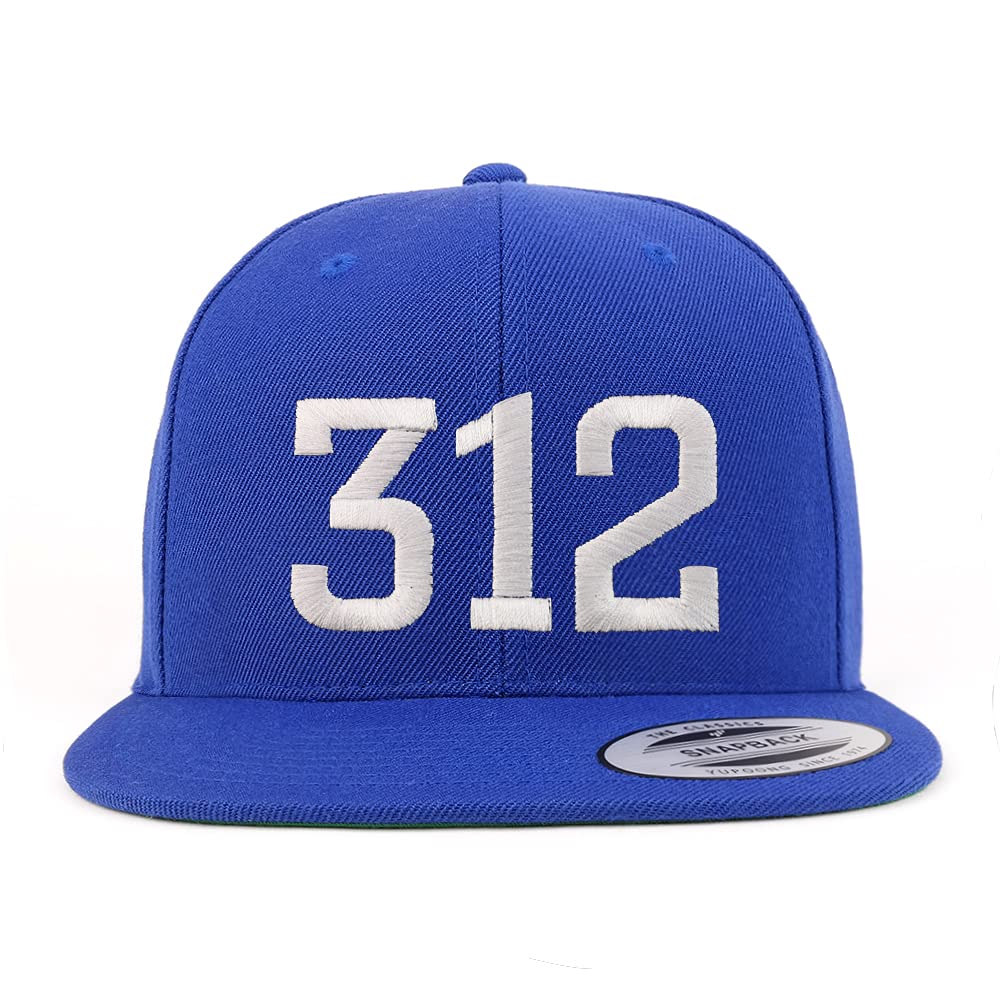 Trendy Apparel Shop 312 Chicago IL Old English Embroidered Flatbill Snapback