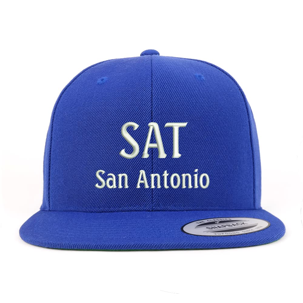 Trendy Apparel Shop SAN San Antonio Embroidered Flatbill Snapback