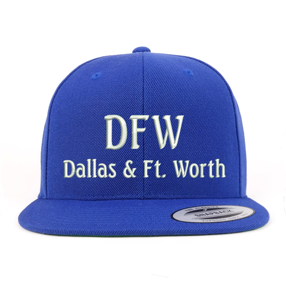 Trendy Apparel Shop DFW Dallas and Fort Worth Embroidered Flatbill Snapback