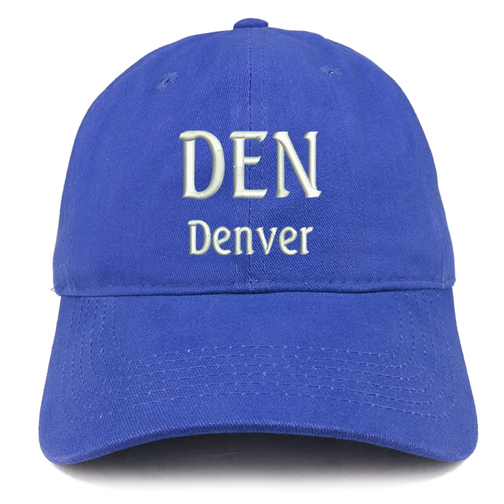 Trendy Apparel Shop DEN Denver Low Profile Soft Cotton Baseball Cap