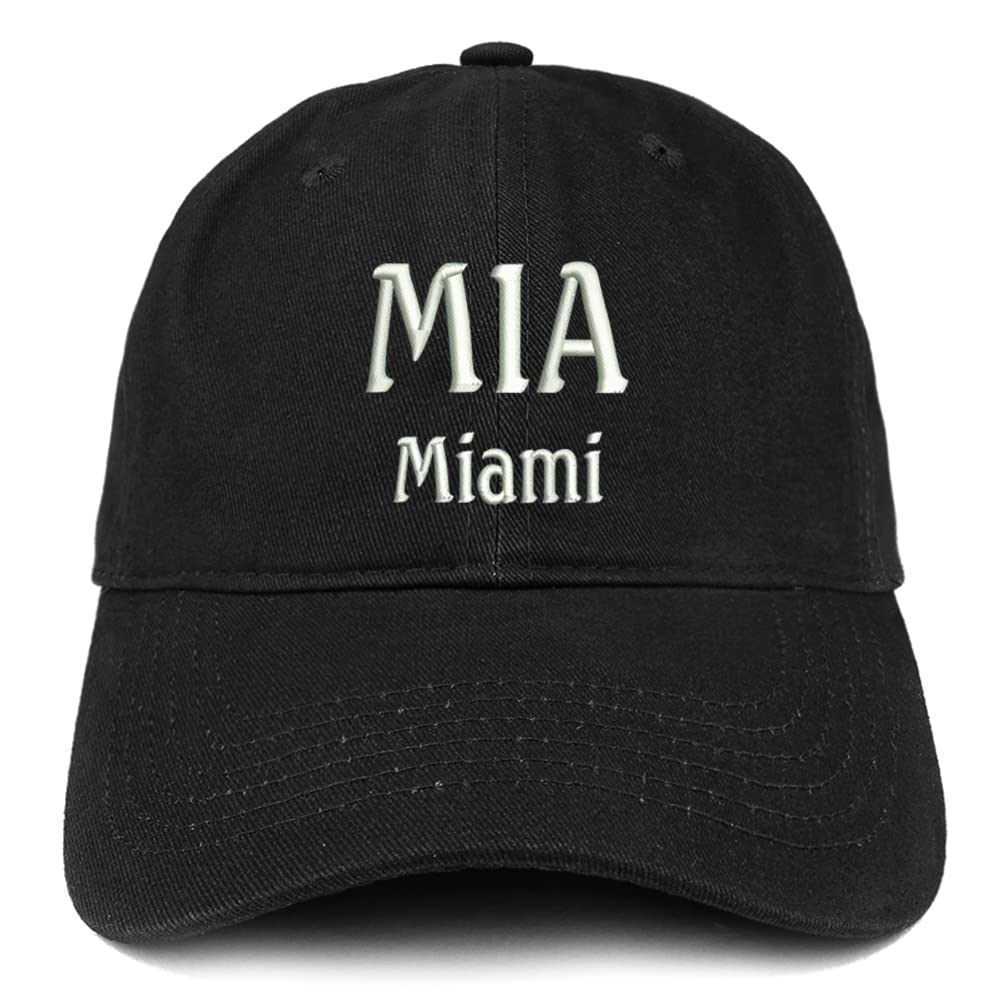 Trendy Apparel Shop MIA Miami Low Profile Soft Cotton Baseball Cap